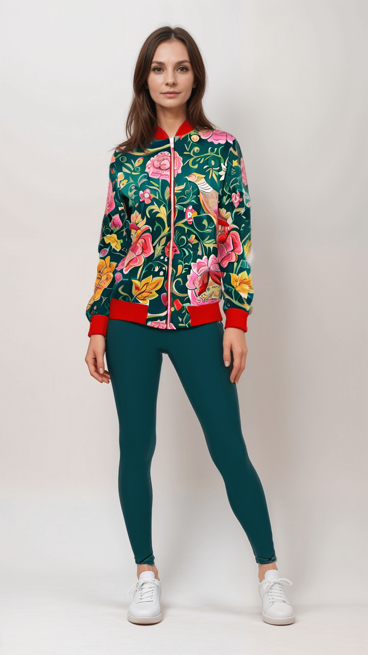 High Waisted Leggings Midnight Jade High Waisted Womens Leggings