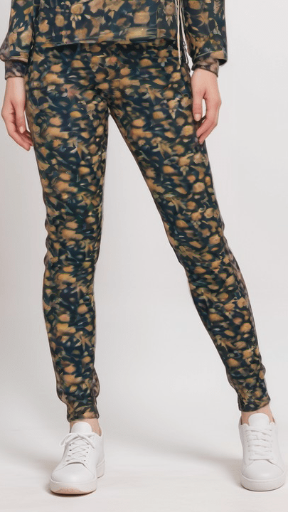 High Waisted Leggings Nocturnal Meadows Crushed Velour High-Waisted Evelyn Leggings
