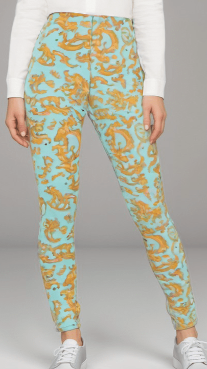 High Waisted Leggings Versailles Dreams Womens High Waisted Velour Leggings