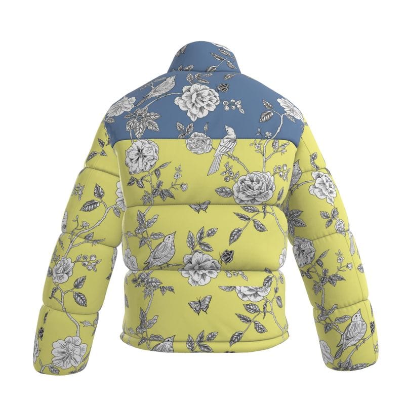 Mens Puffer Jacket Sunbeam Garden Unisex Puffer Jacket
