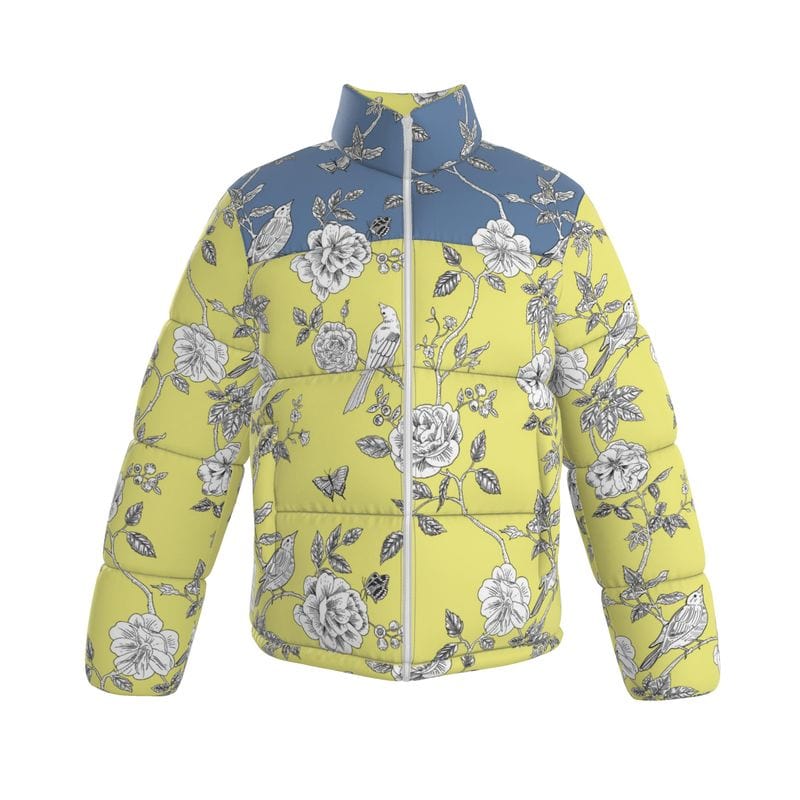 Mens Puffer Jacket Sunbeam Garden Unisex Puffer Jacket