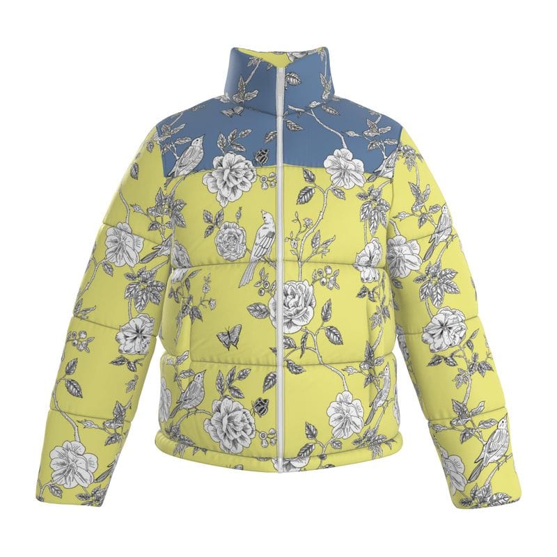 Mens Puffer Jacket Sunbeam Garden Unisex Puffer Jacket