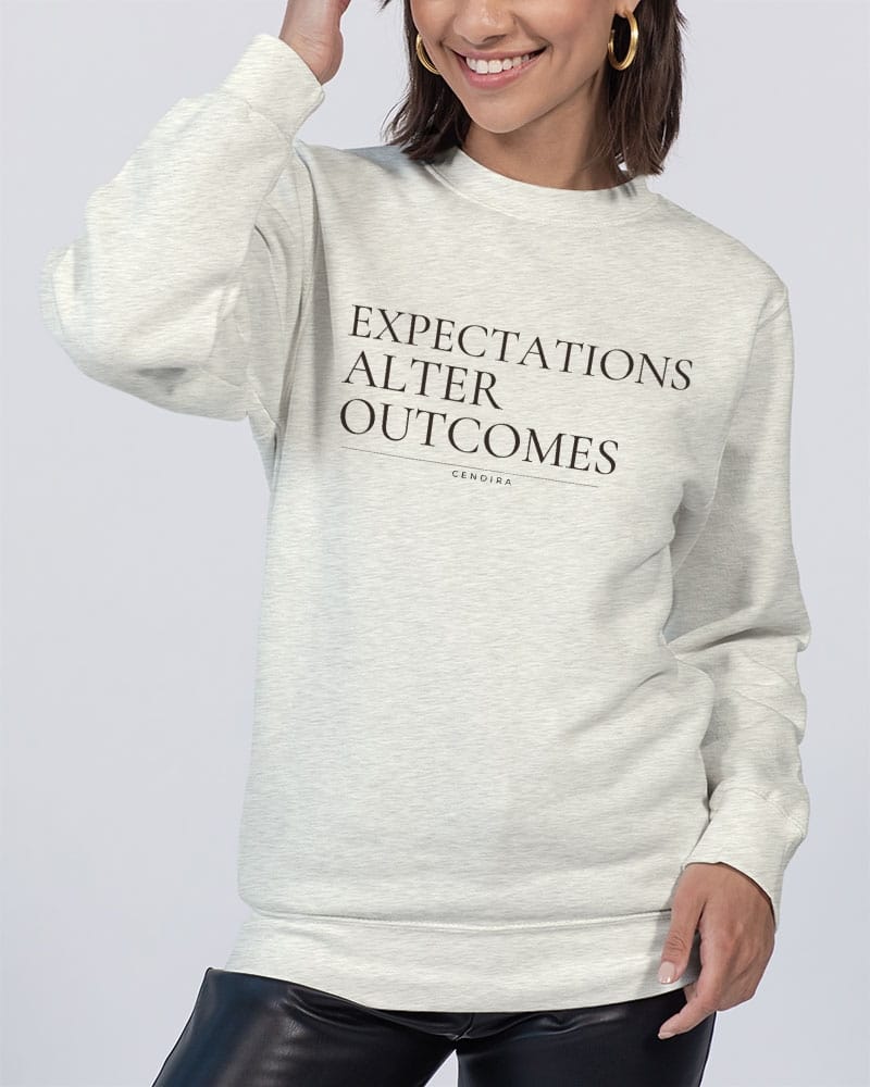 Pre-Made Cotton exp alter outcomes Unisex Premium Crewneck Sweatshirt | Lane Seven