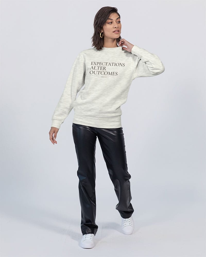 Pre-Made Cotton exp alter outcomes Unisex Premium Crewneck Sweatshirt | Lane Seven