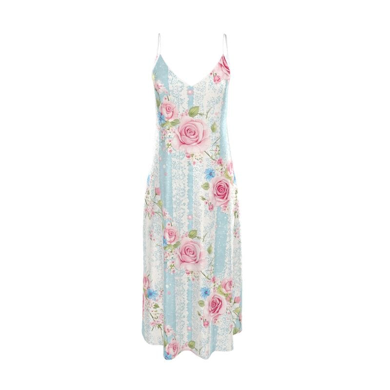 Slip Dress Château Bloom Iconic Silk Slip Dress