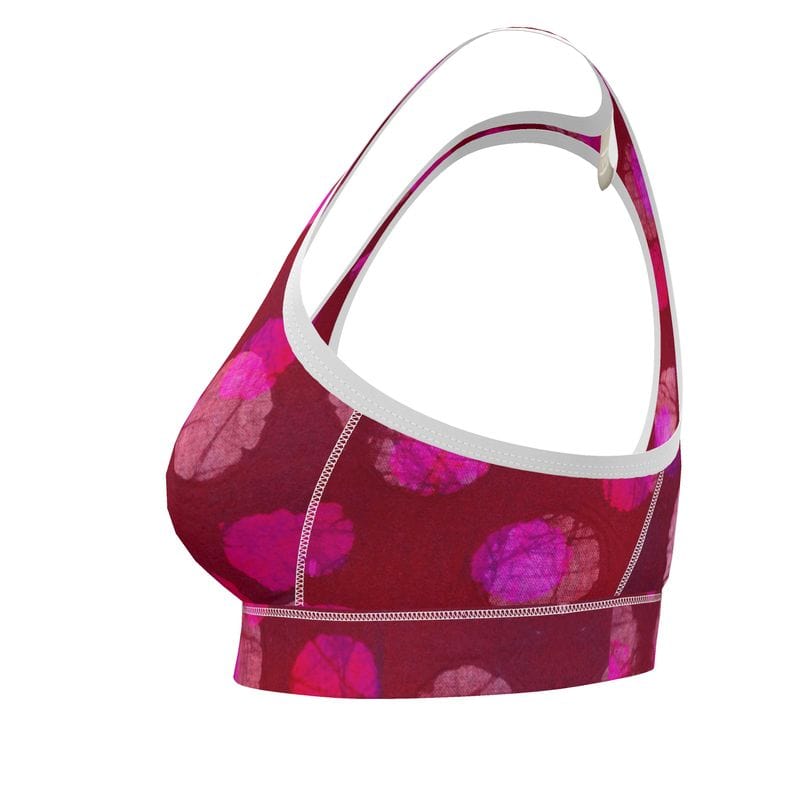 Sports Bra Berry Bloom Womens Sports Bra