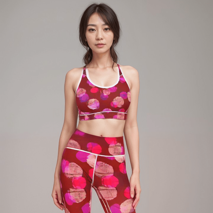 Sports Bra Berry Bloom Womens Sports Bra