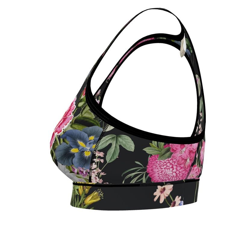 Sports Bra Botanical Noir Sports Bra