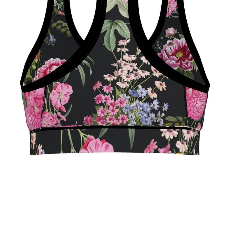 Sports Bra Botanical Noir Sports Bra