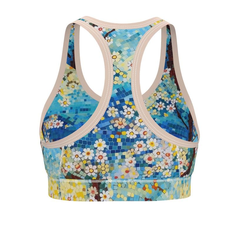 Sports Bra Cerulean Spring Womens Sports Bra