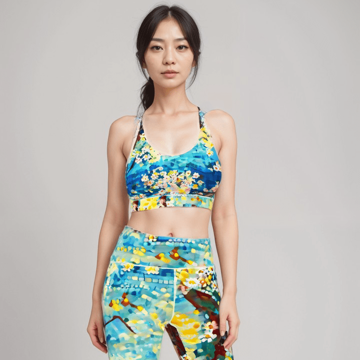 Sports Bra Cerulean Spring Womens Sports Bra