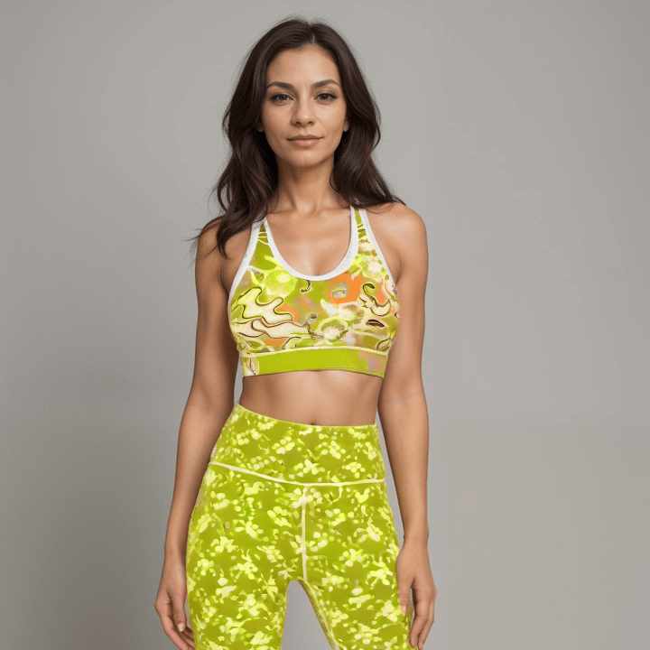 Sports Bra Chartreuse Paradise Light as Air Sports Bra