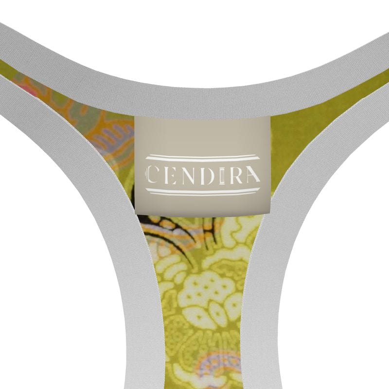 Sports Bra Chartreuse Paradise Sports Bra