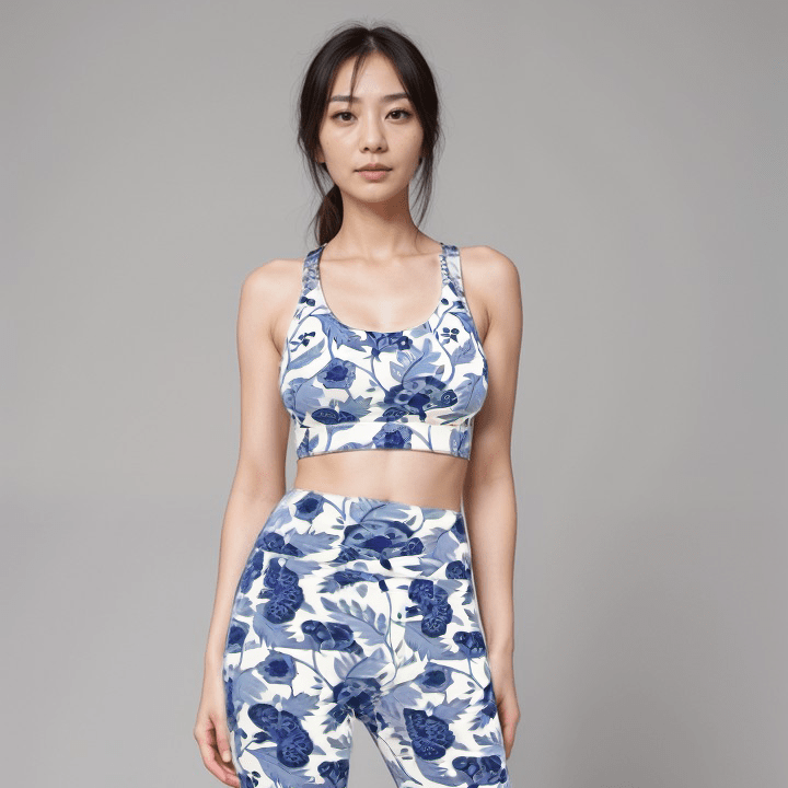 Sports Bra Cobalt Garden Light as Air Sports Bra