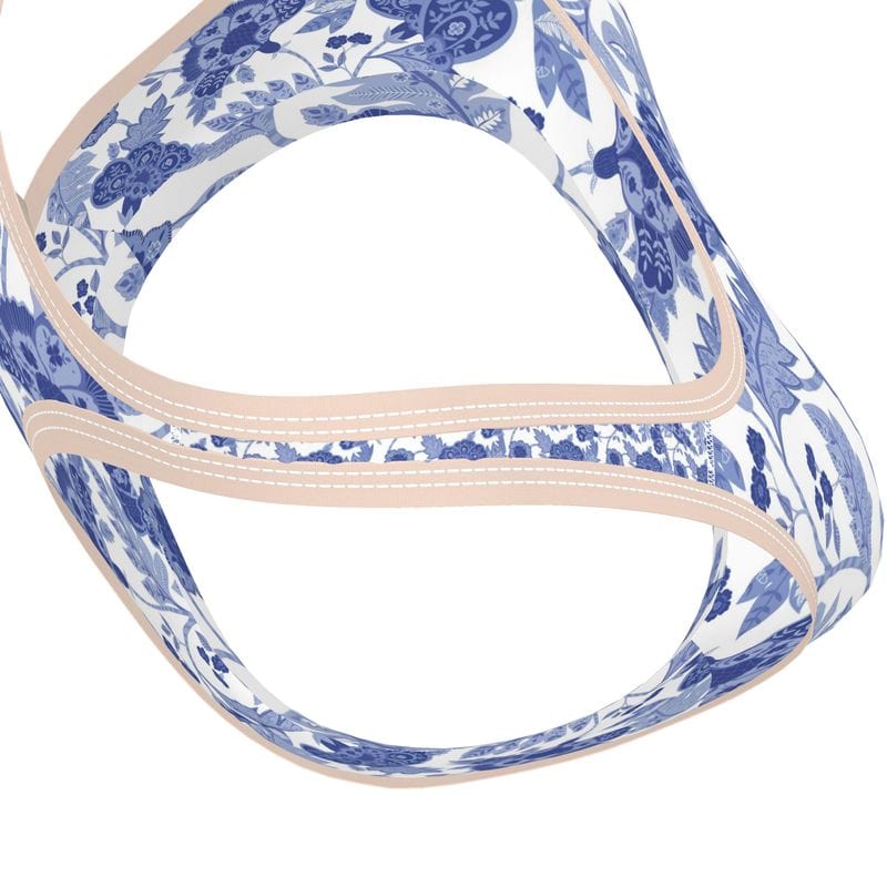 Sports Bra Cobalt Garden Sports Bra
