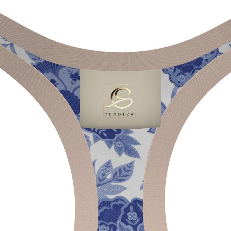 Sports Bra Cobalt Garden Sports Bra