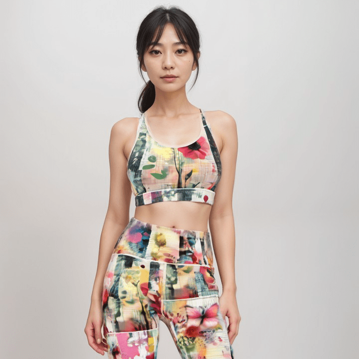 Sports Bra Garden Collage Light as Air Sports Bra