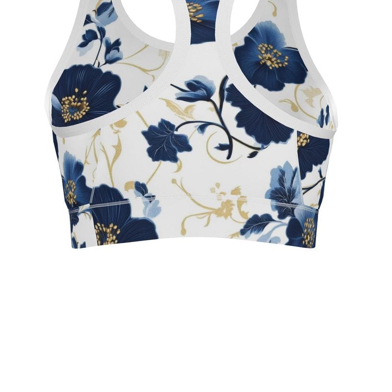Sports Bra Gilded Indigo Garden Women's Sports Bra