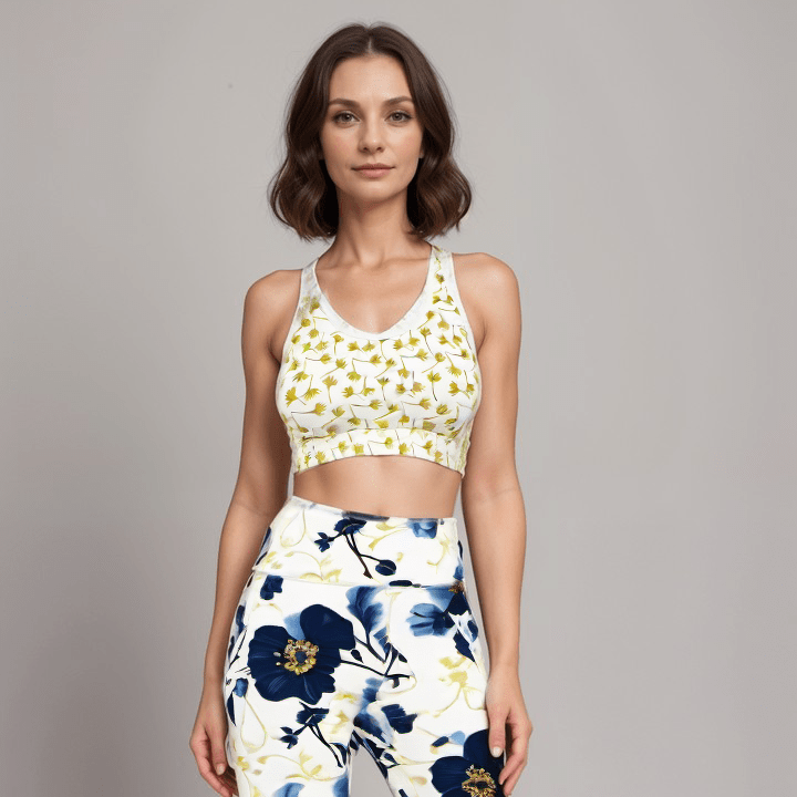 Sports Bra Golden Blooms Light as Air Sports Bra