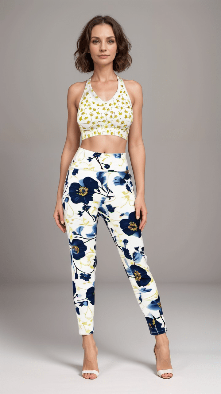 Sports Bra Golden Blooms Light as Air Sports Bra