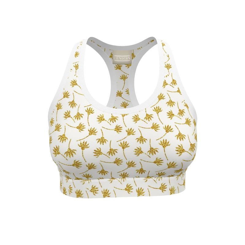 Sports Bra Golden Blooms Sports Bra
