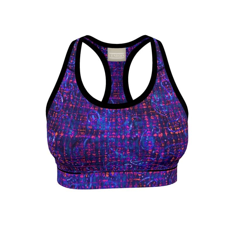 Sports Bra Neon Abyss Sports Bra
