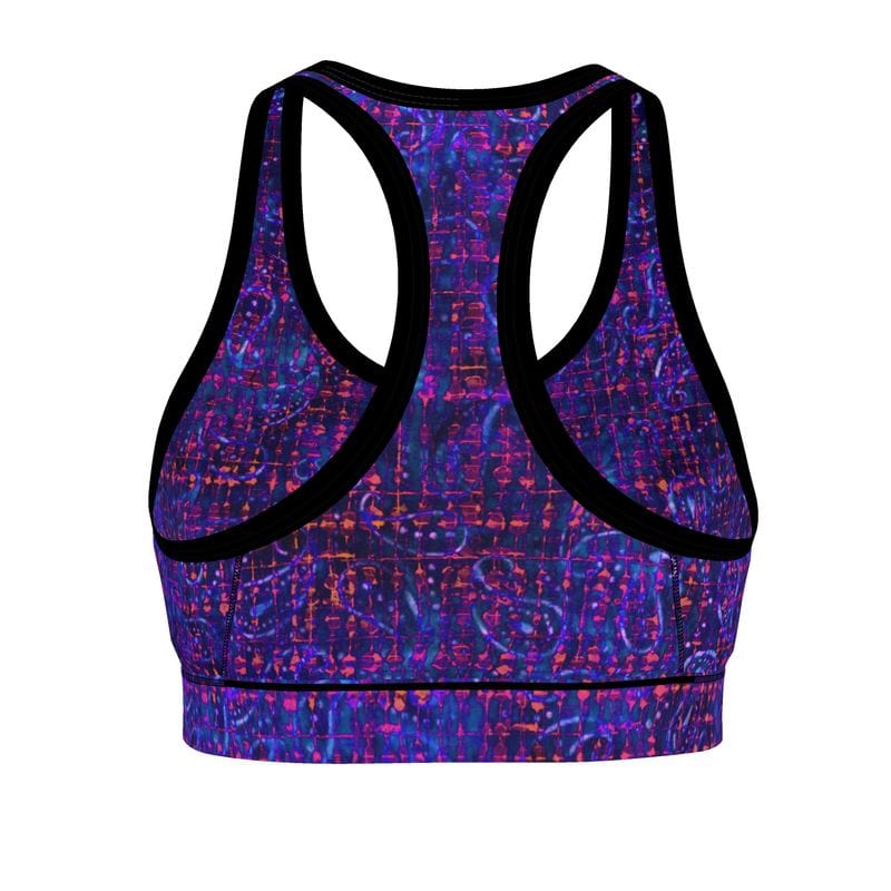 Sports Bra Neon Abyss Sports Bra