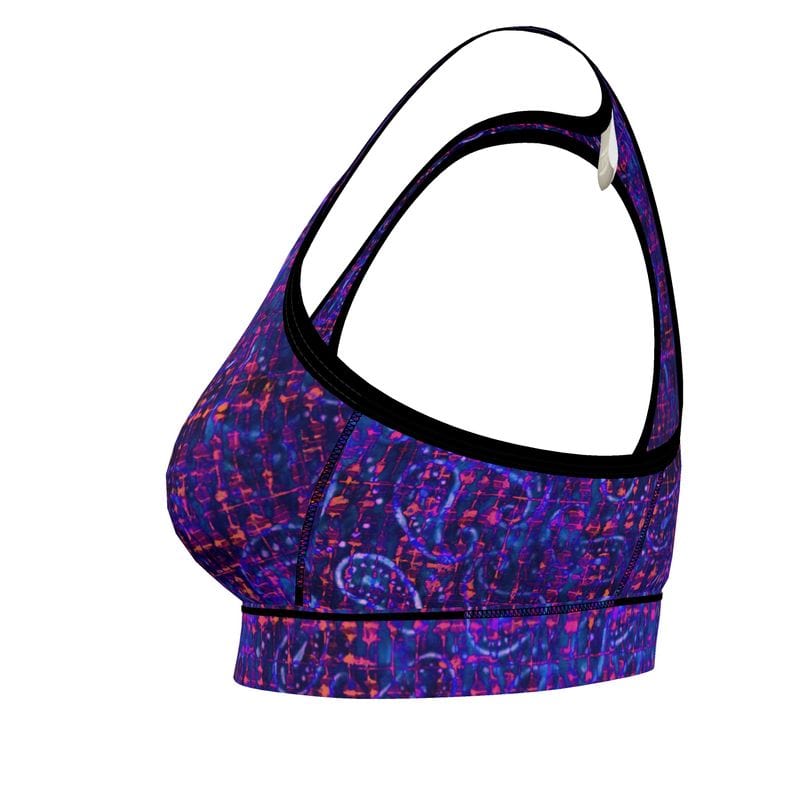 Sports Bra Neon Abyss Sports Bra