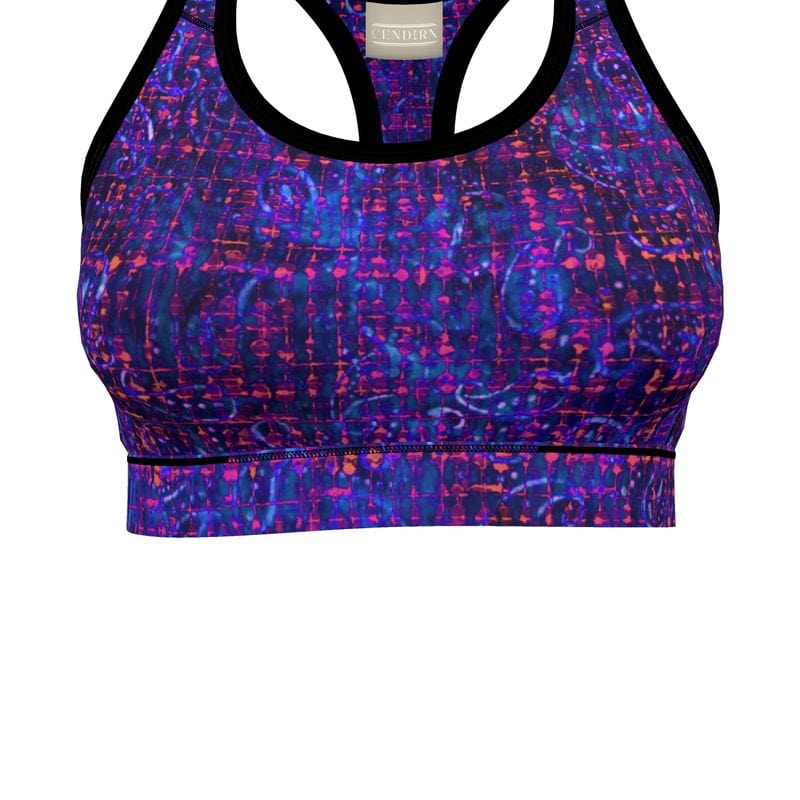 Sports Bra Neon Abyss Sports Bra