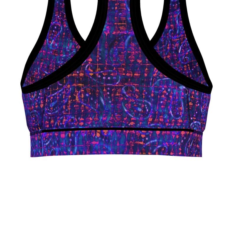 Sports Bra Neon Abyss Sports Bra