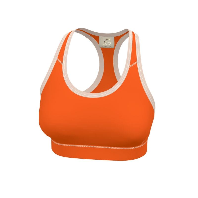 Sports Bra Vibrant Tangerine Sports Bra