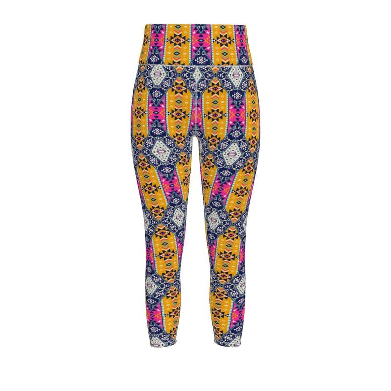 Sports Leggings Aztec Radiance Womens Sports Leggings
