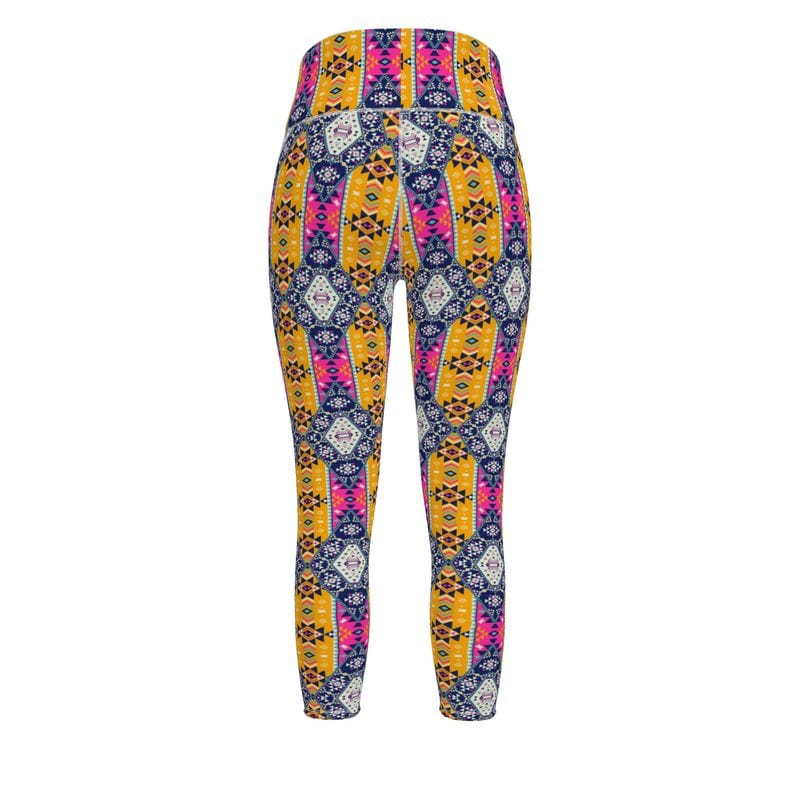 Sports Leggings Aztec Radiance Womens Sports Leggings