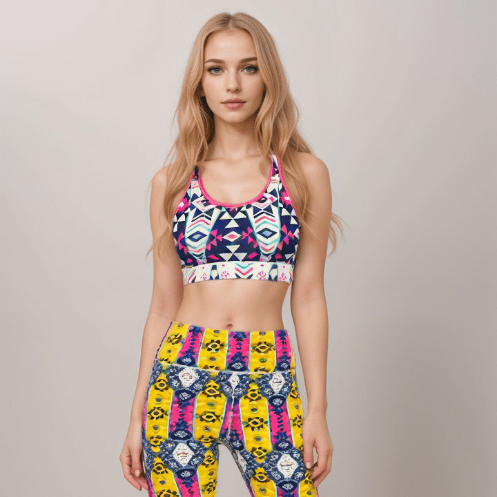 Sports Leggings Aztec Radiance Womens Sports Leggings