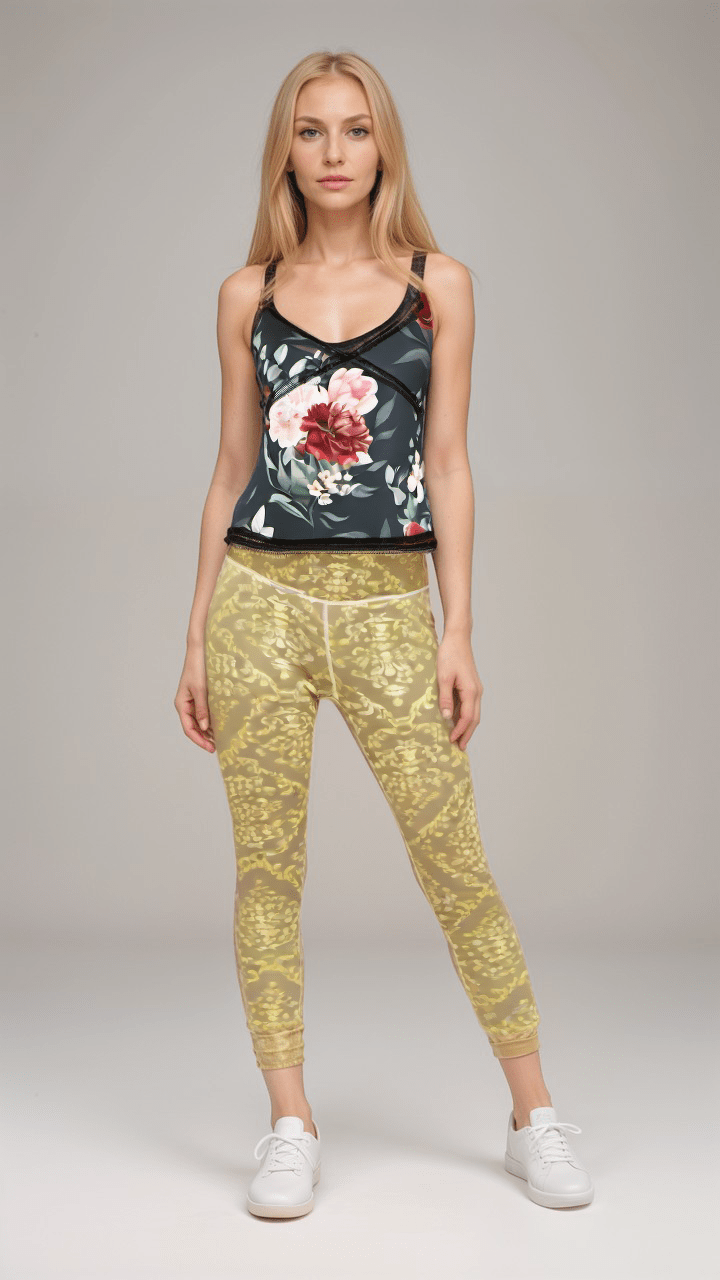 Sports Leggings Baroque Glow Womens Sports Leggings