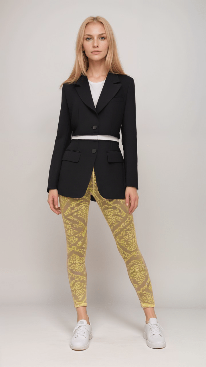Sports Leggings Baroque Glow Womens Sports Leggings