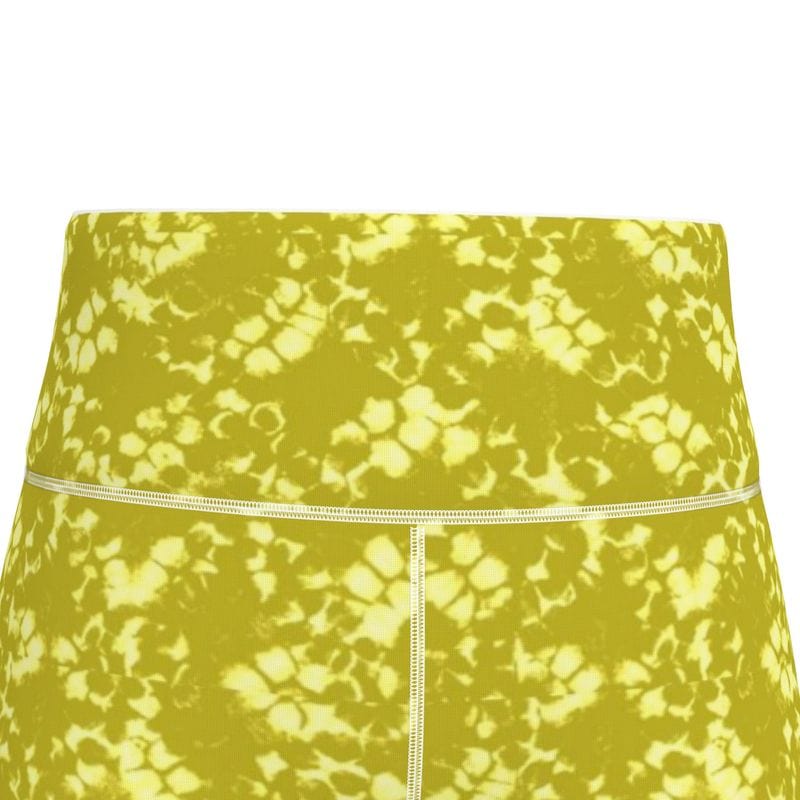 Sports Leggings Chartreuse Whisper Womens High Waisted Sports Leggnigs