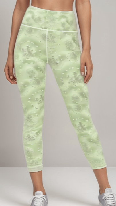 Sports Leggings Evergreen Frost Womens High Waisted Sports Leggings