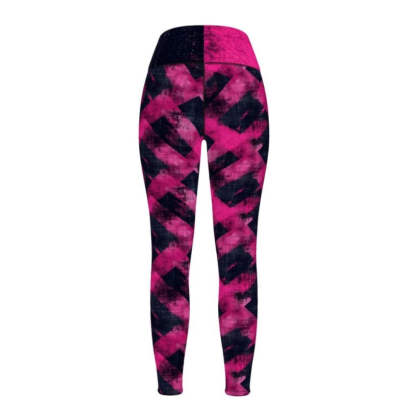 Sports Leggings Magenta Matrix Womens Sports Leggings