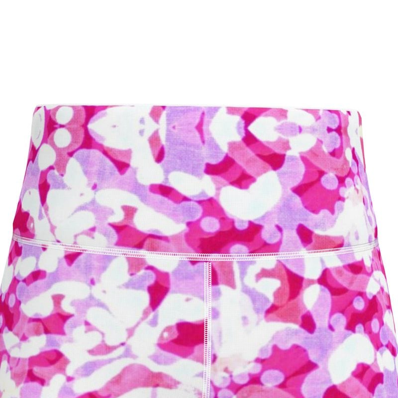 Sports Leggings Petal Whimsy Womens High Waisted Sports Leggings