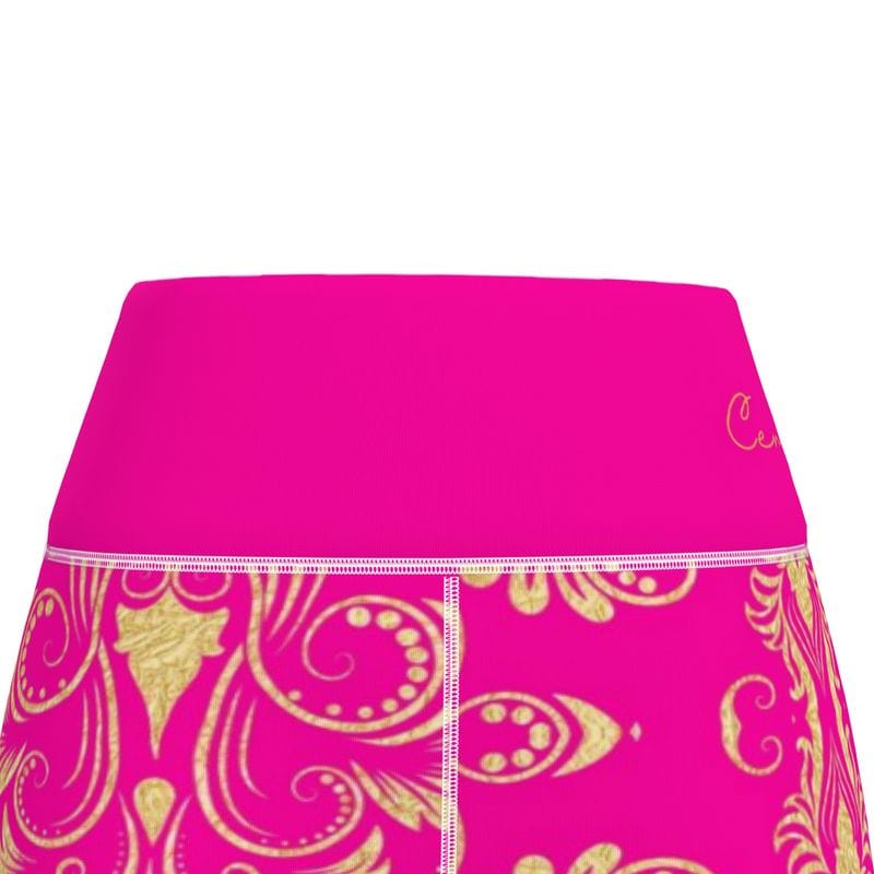 Sports Leggings Pink Majesty Womens High Waisted Sports Leggings