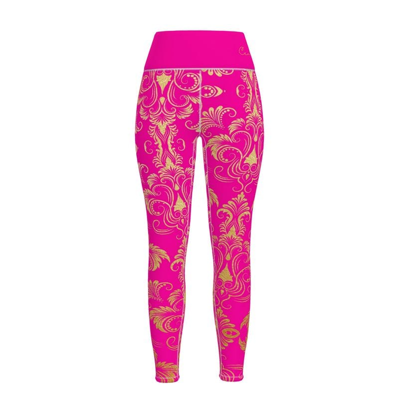 Sports Leggings Pink Majesty Womens High Waisted Sports Leggings