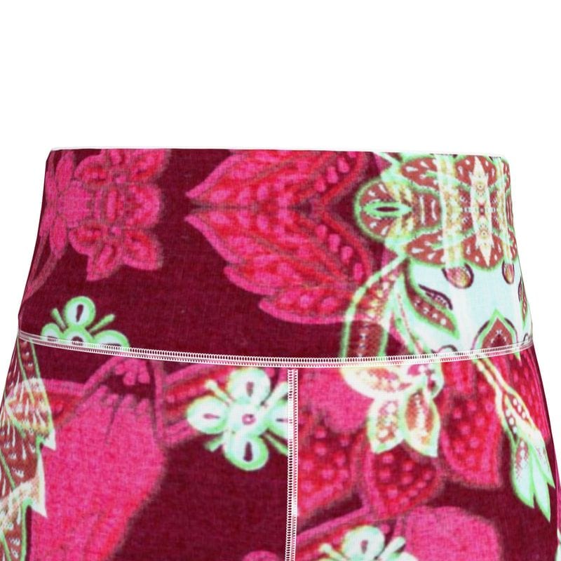 Sports Leggings Scarlet Flora Dream Womens High Waisted Sports Leggings