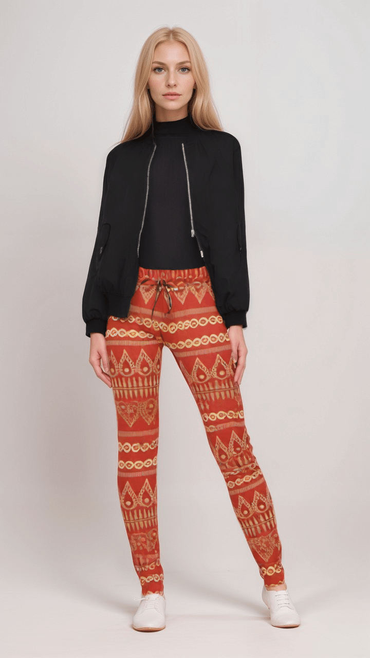 Womens Jogging Bottoms Moroccan  Sunset Womens Joggers