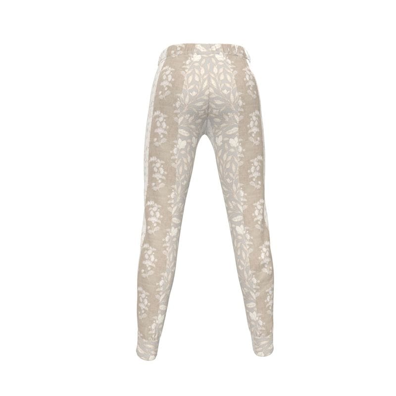 Womens Jogging Bottoms Vintage Bloom Stripes Womens Joggers