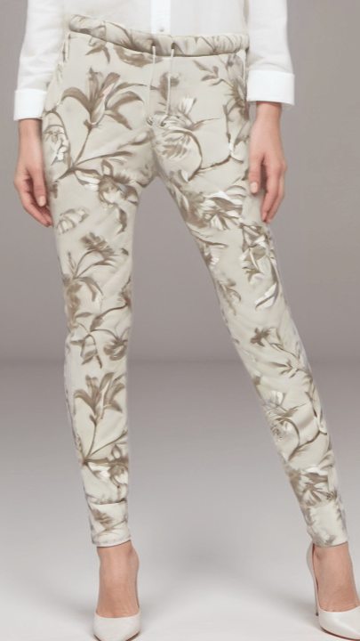 Womens Jogging Bottoms Whispered Stone Blossom Womens Knitted Joggers