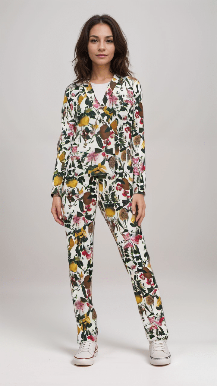 Womens Trousers Lush Whimsy Womens Satin Trousers