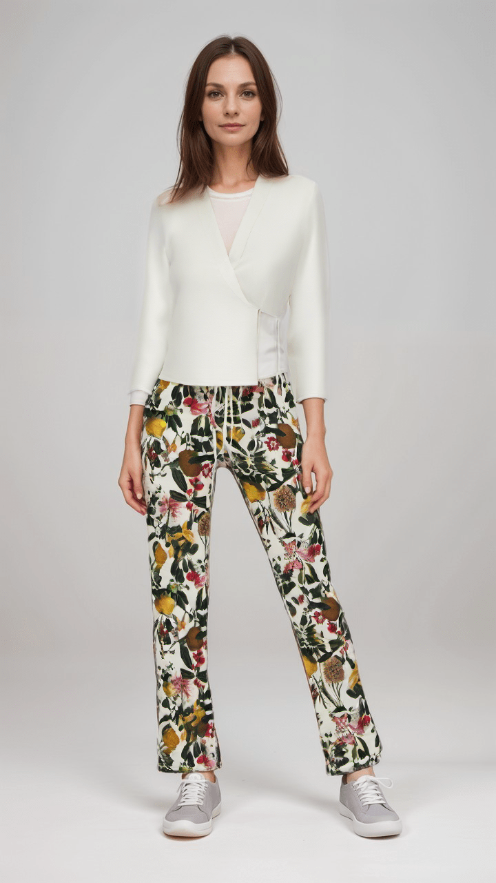Womens Trousers Lush Whimsy Womens Satin Trousers