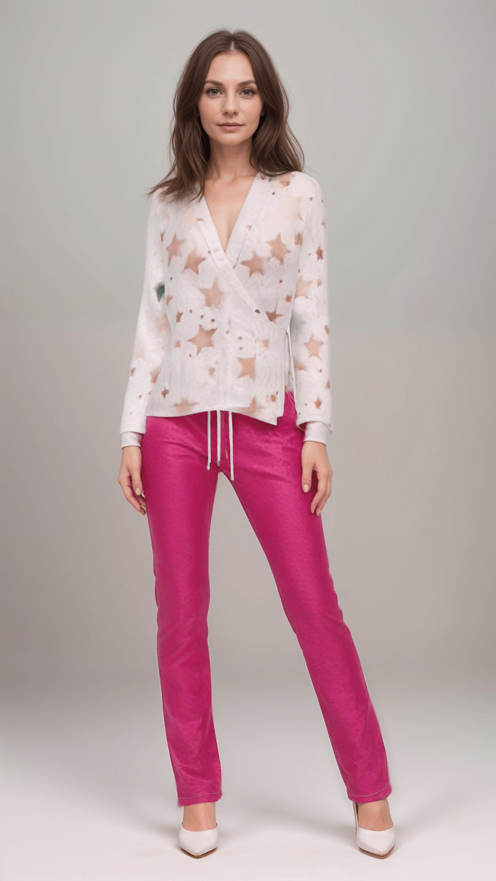 Wrap Blazer Celestial Whisper Womens Wrap Blazer
