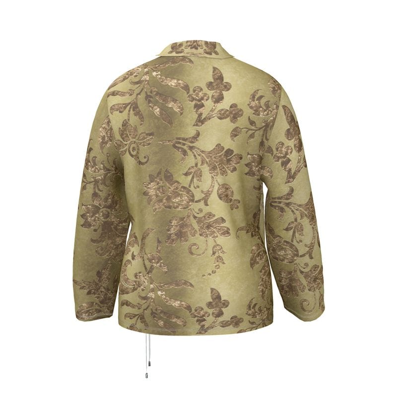 Wrap Blazer Golden Baroque Womens Satin Wrap Blazer